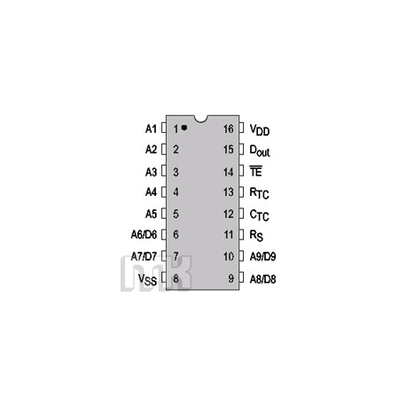 MC145027P REMOTE CONTROL DECODER