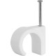 CABLE CLIPS 6MM ROUND - 10stks