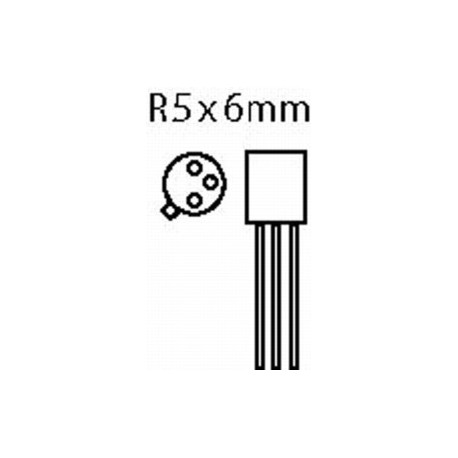 BC107B - Si-n 50V 0.2A 0.3W 250mHz