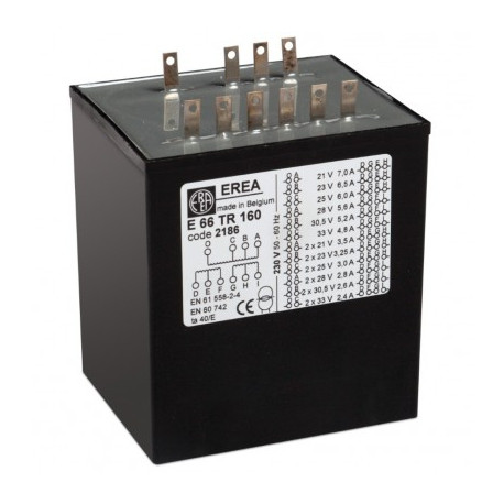 Low voltage transformer 66V 160VA