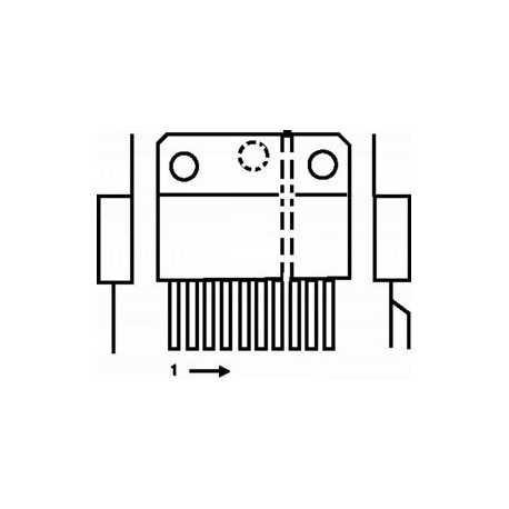 BA6209N - Motor dr. 4-mode 18V 1.6A