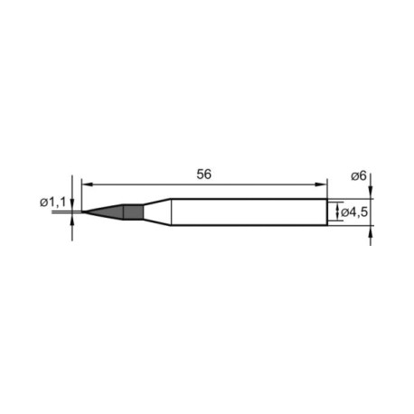 Ersa - Panne 1.1mm pour fer a souder Tip260 16w