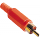 RCA plug rood