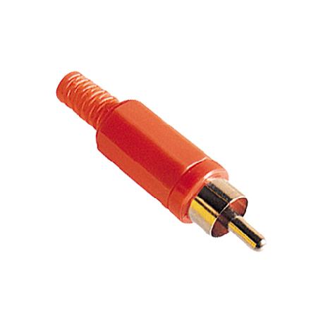 RCA plug rood