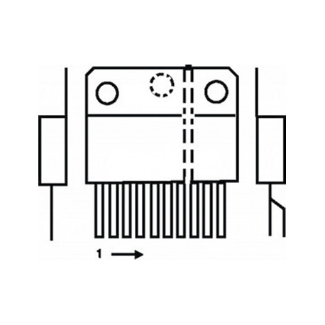 TDA7269A Power amplifier 2x14 W / 8E