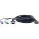 Belkin - Cable - 3m - 1x HD-15 man. - 2x Mini-Din man.