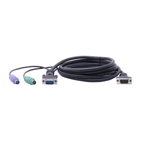 Belkin - Cable - 3m - 1x HD-15 man. - 2x Mini-Din man.