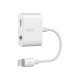 Belkin Lightning 3.5 Hoofdtelefoonaansluiting & oplaadadapte