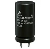 Radial polarised electrolytic capacitor 680µF 450Vdc