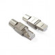 Afgeschermd RJ45 man.met geleider FTP Cat.7 - 2 Stuks