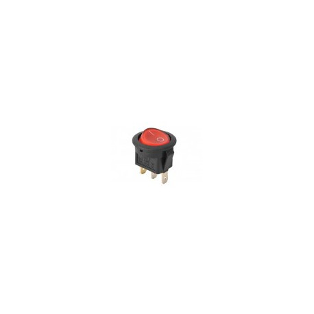 Mini Interrupteur ON-OFF rouge 250Vca 3A