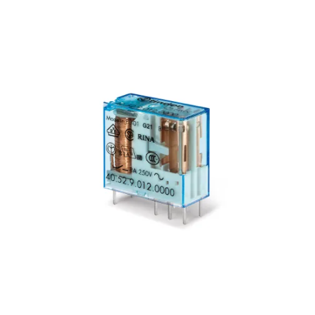 Finder 40 Series - Miniature relay for 8A 12Vdc PCB DPDT