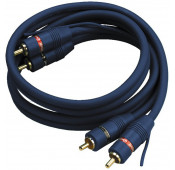 CINCH RCA Kable 2XM/M - 0.80m - Blauw