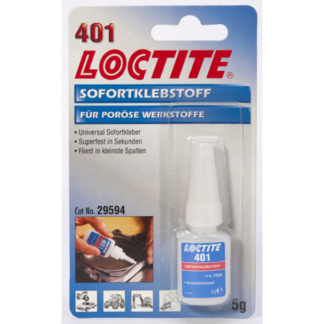 Loctite - 401 glue is an instant adhesive 3gr