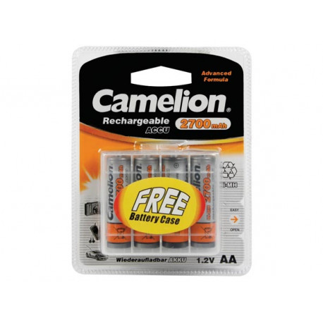 Camelion - Piles rechargeables AA 2700 mAh 1.2V - 4pcs