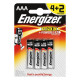 Energizer - Alkaline batterijen MAX AAA LR3 4+2 Promo