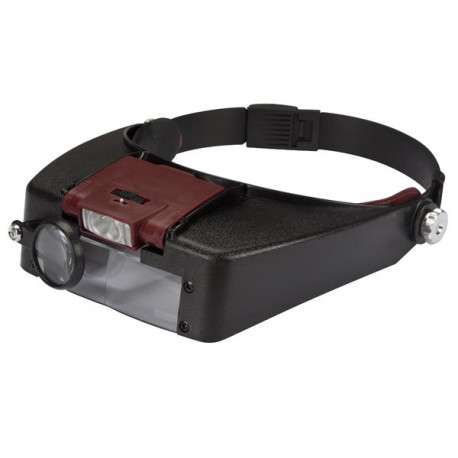 Illuminated visor Magnifier 1.8x - 2.3x - 3.3x