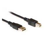 Câble USB 2.0 - 3m - Fiche A mâle/Fiche B mâle
