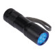 Flashlight - 9 LEDs - UV