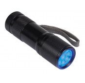 Zaklamp - 9 LED's - UV