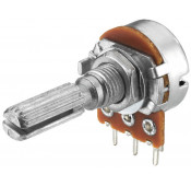 Potentiometer mono 10 kO, 0.1W Logarithmic