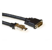 HDMI cable male/DVI-D 18+1 male - 2m