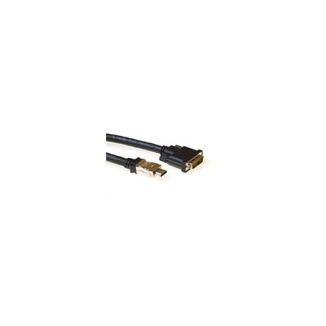 HDMI cable male/DVI-D 18+1 male - 2m