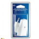 Elix - Male 2P Plug + Female 2P Socket - 2,5A - White