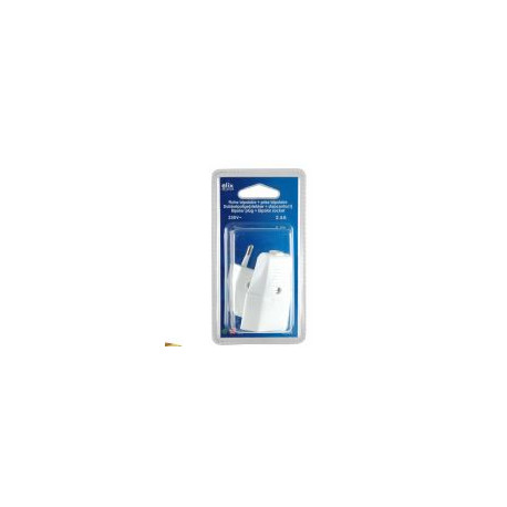 Elix - Male 2P Plug + Female 2P Socket - 2,5A - White