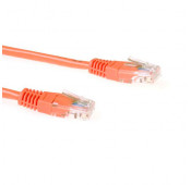 Cable UTP - 0.5m - Categorie 5 - Orange