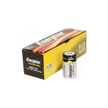 Energizer - Alkaline batterij Industrial D-LR20 - 12 P