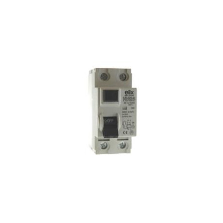 Elix - Interrupteur Differentiel Bipolaire 0.03A-25A