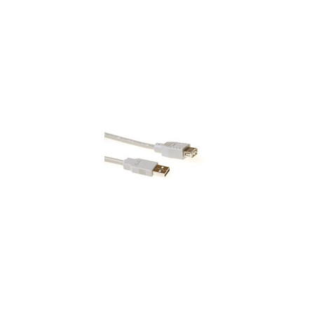 USB cable 2.0 - 3m - Fiche A female/Fiche A male