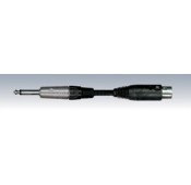 Cable micro 5m - Jack male 6.35mm/XLR femelle