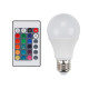 Elix - ampoule LED RGB E27 4W + telecommande