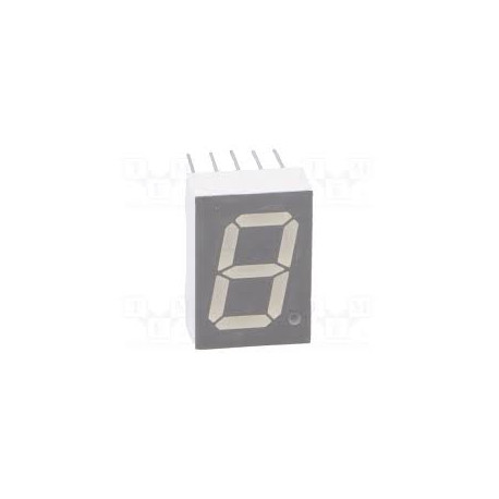 7-segment display with common cathode (13.2mm) red