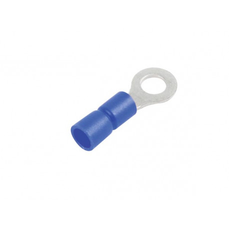 Terminal isole a anneau M6.4 bleu section: 1.5 - 2.5mm² *10