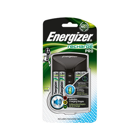 Energizer - Intelligent lader + 4 x AA 2000 mAh