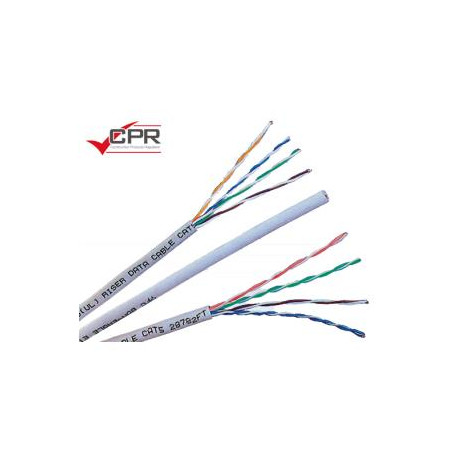 Cable U/UTP- CAT5E- Eca CPR - 4 pairs - BY THE METER