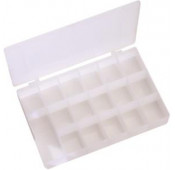 Storage box with 18 compartments - 235 x 115 x 34mm