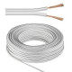 Cable Haut-parleur 2x0.75mm² - Blanc