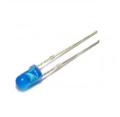 LED STANDARD 3mm - BLEU DIFFUSANT