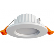 Armature plafond LED Ø 90mm - 5W - 3200K -Rond - Blanc chaud