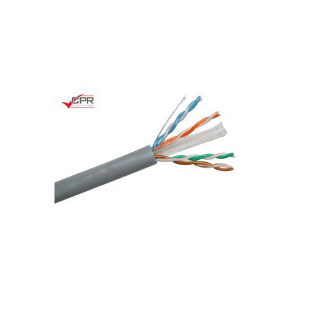 Cable F/UTP- CAT6- Eca CPR Blindé - 4 paires - 150m