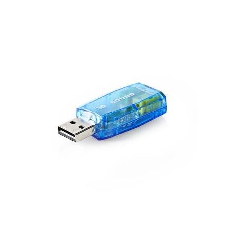 Compact 3D USB 5.1 Sound Card Audio Adapter