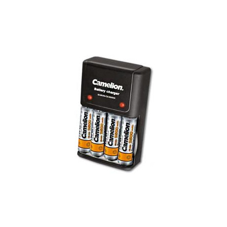 Camelion - Chargeur enfichable + 4 X AA Ni-MH 2500mAH AAA