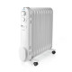 Radiateur à Huile Mobile 2500W 3 Réglages de Chaleur Blanc