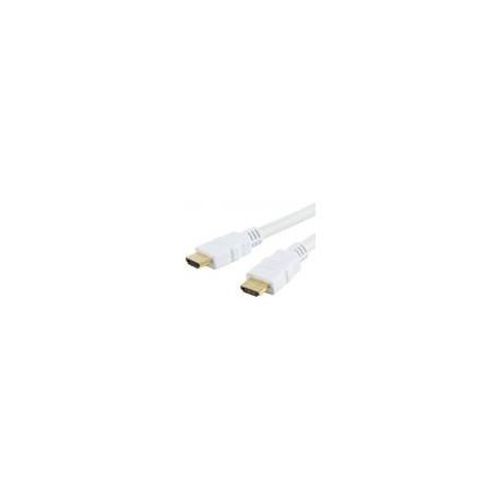 Câble HDMI mâle -mâle - 3m Blanc