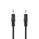 Cable 1M - Jack male 3.5mm stereo/jack male 3.5mm stereo