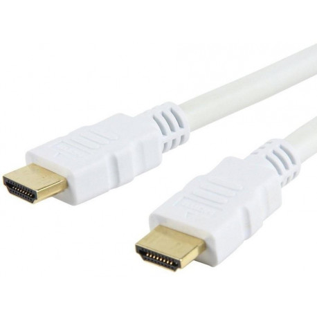 Mannelijke - mannelijke HDMI-kabel - 2 m Wit